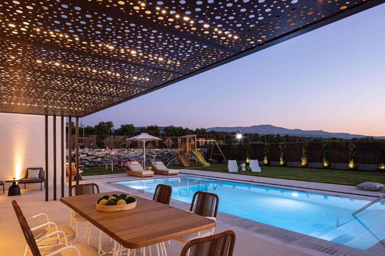 Terrazzo Luxury Villas Pigianos Kampos  外观 照片