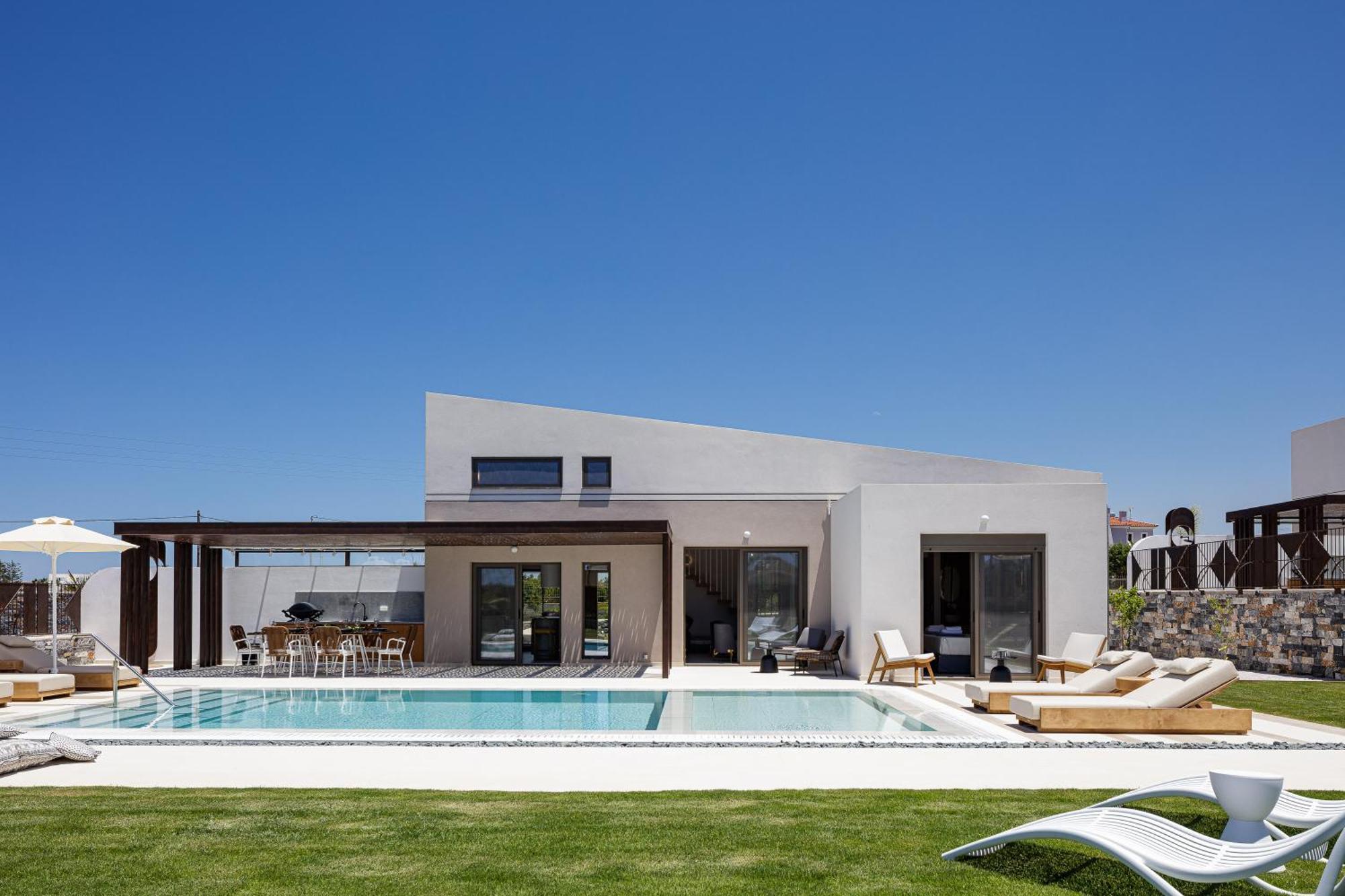 Terrazzo Luxury Villas Pigianos Kampos  外观 照片